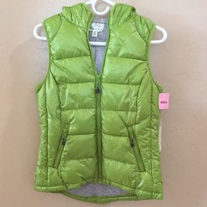 NWT Tangerine Puffer Vest